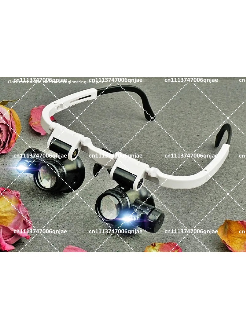 Electronics Repair Glasses - Lupa de Cabeça com Iluminação 23x