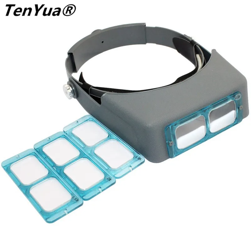 Electronics Repair Glasses - TenYua 1.5x 2x 2.5x 3.5x Cabeça