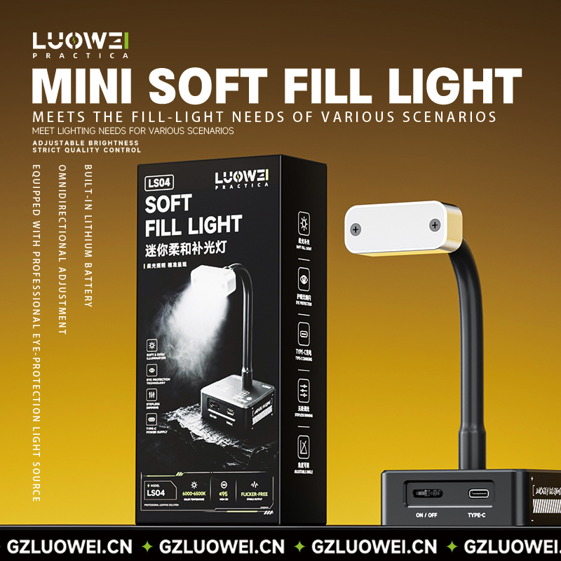Electronics Repair Workbench - LUOWEI LS04 Mini Luminária de Mesa