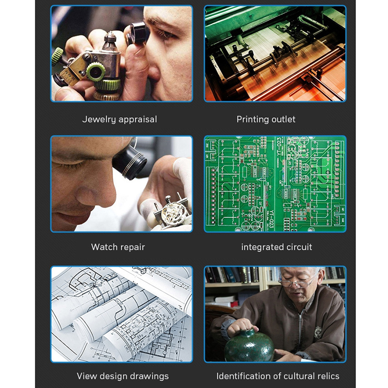 Led bandana lupa profissional  - Electronics Repair Glasses avaliação e preço