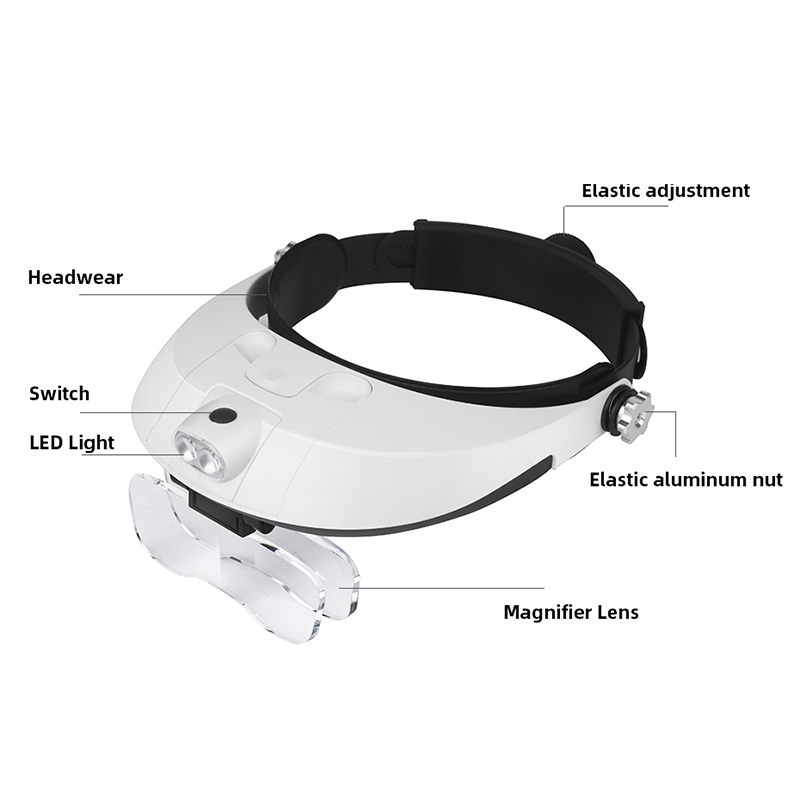 Led bandana lupa profissional  - Electronics Repair Glasses avaliação e preço