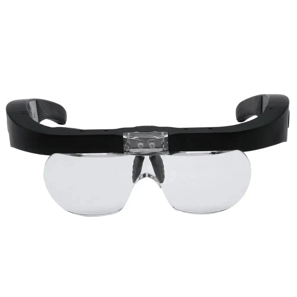 Lupas montadas na cabeça com 2 - Electronics Repair Glasses avaliação e preço