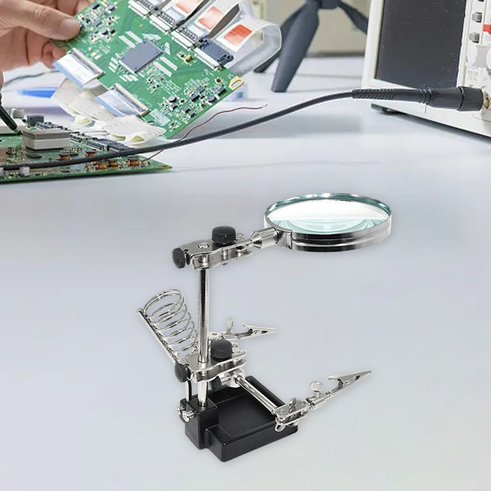 Lupa 3X com suporte de terceir - Electronics Repair Workbench avaliação e preço