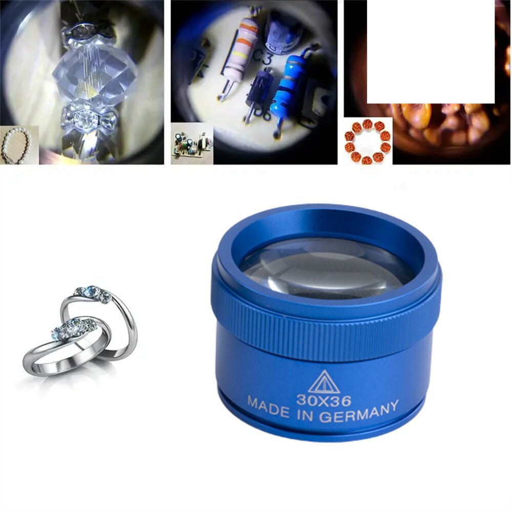 30x36 Óptica Lupa Portátil Poc - Electronics Repair Glasses avaliação e preço